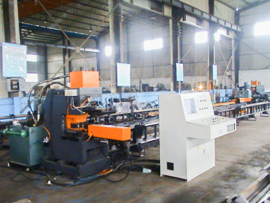 YBS-160型數(shù)控液壓角鋼沖孔打字生產(chǎn)線