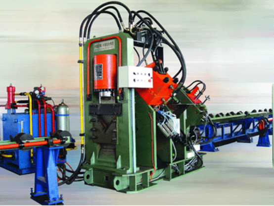 YJX 型數(shù)控角鋼沖孔打字剪切生產(chǎn)線